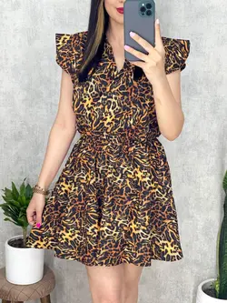 پیراهن کوتاه چپ و راستی کد 4061