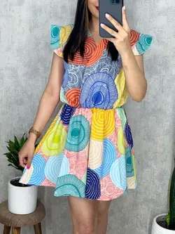 پیراهن کوتاه چپ و راستی کد 4062