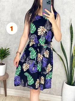 پیراهن کوتاه طرحدار کد 4063