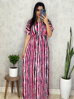 پیراهن راه راه کد 4065