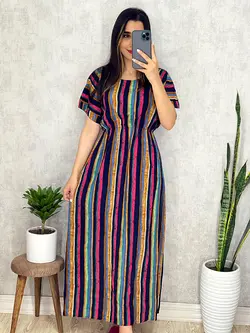 پیراهن راه راه کد 4066