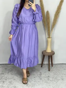 پیراهن مانتویی چیندار کد 4069