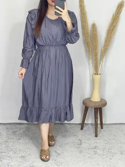 پیراهن مانتویی چیندار کد 4069