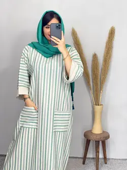 پیراهن مانتویی کد 4073