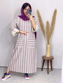 پیراهن مانتویی کد 4073