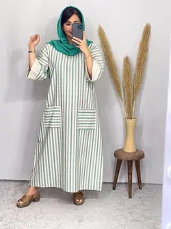 پیراهن مانتویی کد 4073