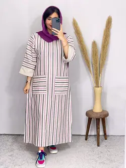 پیراهن مانتویی کد 4073