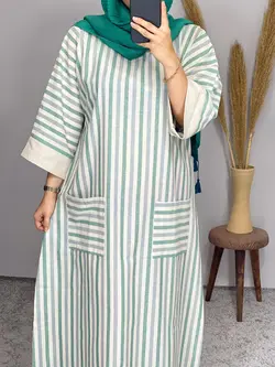 پیراهن مانتویی کد 4073