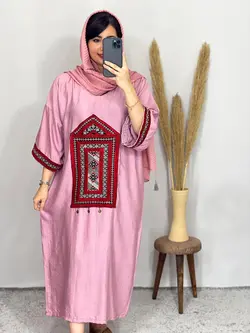 پیراهن مانتویی طرح سنتی کد 4074