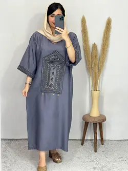 پیراهن مانتویی طرح سنتی کد 4074