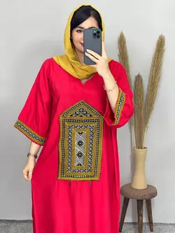 پیراهن مانتویی طرح سنتی کد 4074