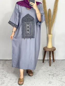 پیراهن مانتویی طرح سنتی کد 4074