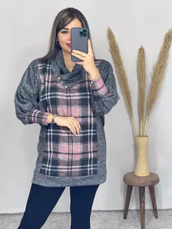 بلوز طرحدار پاییزه کد 7048