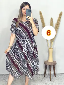 پیراهن حریر آستردار کد 4075