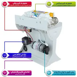 قیمت دستگاه تصفیه کننده آب لابستر مدل RO-Stage0602 به همراه فیلتر تصفیه آب مجموعه 3 عددی | سارنیاواتر