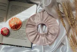 کش موی دور دوز داخلی ساتن کش آمریکایی گلبه ای