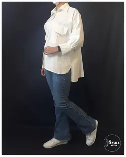 مانتو کتان چاک دار سویل