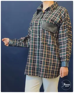 مانتو پشمی آستین کیمونو سویل