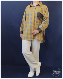 مانتو پشمی آستین کیمونو سویل