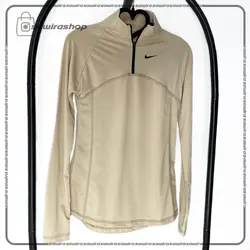 بلوز آستین بلند نیم زیپ فینگردار رنگی زنانه نایک (Nike) - (کد: 1556)