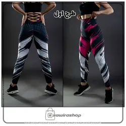 لگ بیندر طرح دار زنانه نایک (Nike) - (کد: 1569)
