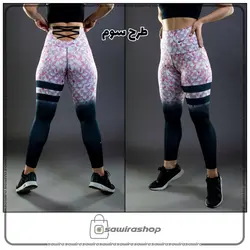 لگ بیندر طرح دار زنانه نایک (Nike) - (کد: 1569)