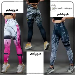 لگ بیندر طرح دار زنانه نایک (Nike) - (کد: 1614)