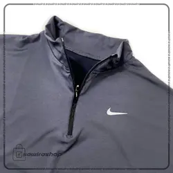 تیشرت آستین کوتاه نیم زیپ زنانه نایک (Nike) - (کد: 1626)