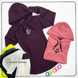 بلوز آستین بلند فینگردار کلاهدار زنانه نایک (Nike) - (کد: 1459)