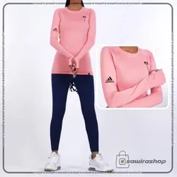 بلوز آستین بلند فینگردار زنانه آدیداس (Adidas) - (کد: 1453)