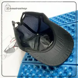 کلاه مشکی ریباک (Reebok) با کِش قابل تنظیم - (کد: 1409)