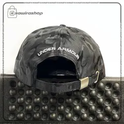 کلاه مردانه آندرآرمور (Under Armour) مشکی با بند قابل تنظیم - (کد: 1424)