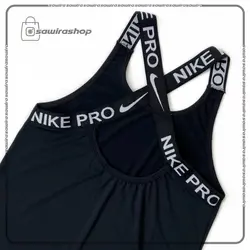 تاپ کش ضربدری زنانه Nike Pro - (کد: 1716)