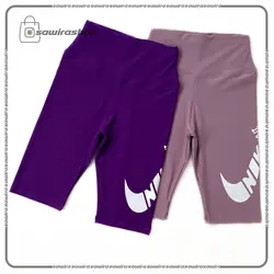 بایکر چاپ دار زنانه نایک (Nike) - (کد: 1719)