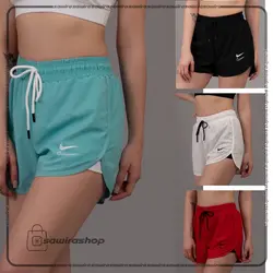 شورتک آیرو کشاله دار جیبدار زنانه نایک (Nike) - (کد: 1724)