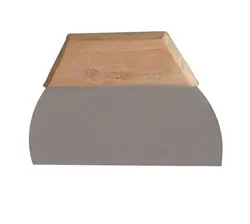 ابرا لیسه دسته چوبی 20سانت 1420