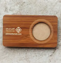 جاشمعی تبلیغاتی کوچک چوبی ام دی اف وارمر