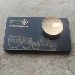 جاشمعی تبلیغاتی کوچک چوبی ام دی اف وارمر