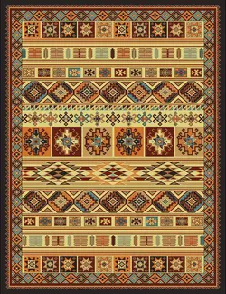 سوپر گلیم ماشینی کد GB-G033-8295 - فرش ستاره کویر یزد