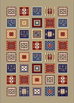سوپر گلیم ماشینی کد GB-G073-8533 - فرش ستاره کویر یزد
