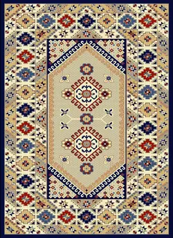سوپر گلیم ماشینی کد GB-G43A-8530 - فرش ستاره کویر یزد