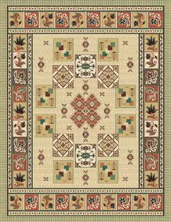 سوپر گلیم ماشینی کد GB-L027-1910 - فرش ستاره کویر یزد