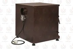 تنور گازی رنگ کوره ای (قهوه ای) جوجه گردان سایز متوسط ساج 32 سانت