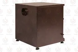 تنور گازی رنگ کوره ای (قهوه ای) دوسینی سایز متوسط ساج 32 سانت