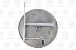 تنور گازی رنگ کوره ای (سفید) دوسینی سایز متوسط ساج 32 سانت