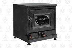 تنور گازی رنگ کوره ای (مشکی) دوسینی سایز متوسط ساج 32 سانت