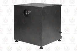 تنور گازی رنگ کوره ای (مشکی) دوسینی سایز متوسط ساج 32 سانت