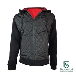 سویشرت دورس طرح کاپشنی کلاه دار کد126462