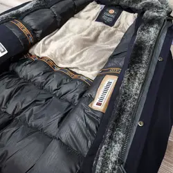 کاپشن اور سیتی زد دماسنج دار (سرمه ای ) کد 128483