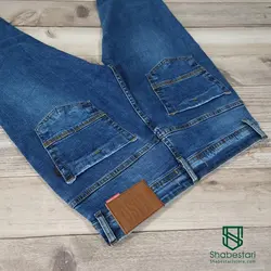 شلوار جین آبی اسلیم کد 10218